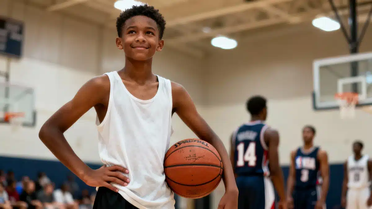 At just 14, this basketball prodigy towers over every NBA player—could he become the tallest in history?