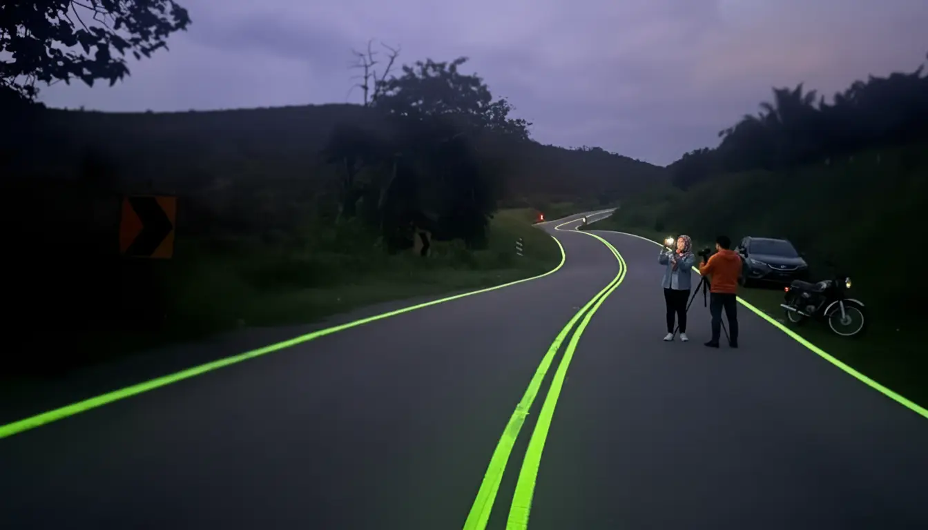 Glow-in-the-dark roads spark excitement in Malaysia—but the hidden cost has changed everything