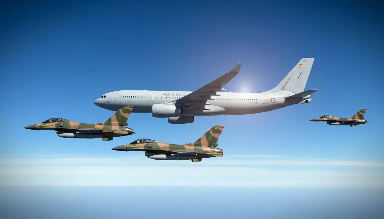 Tension in the skies: Moroccan jets intercept French Airbus in high-stakes drill